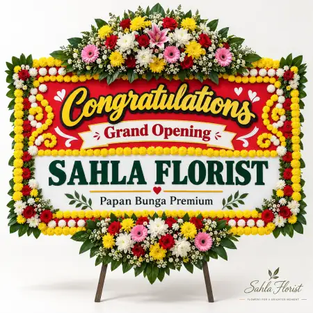 Papan Bunga Ucapan Selamat Graha Sentosa Memorial Park
