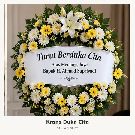 Krans Bunga Duka Graha Sentosa Memorial Park